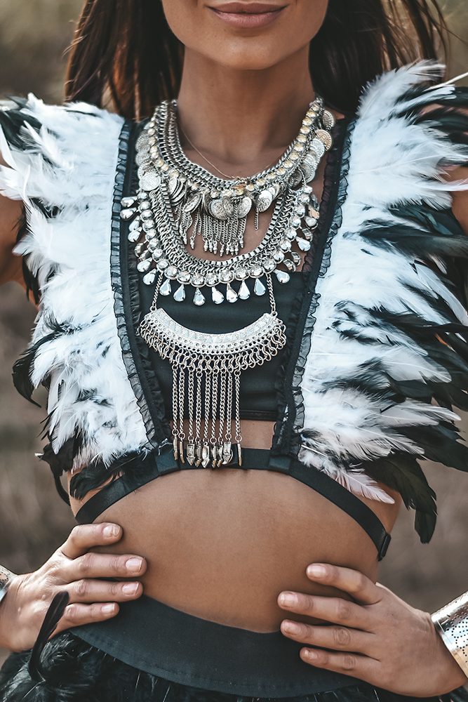 Desert feather set black white - Image 4